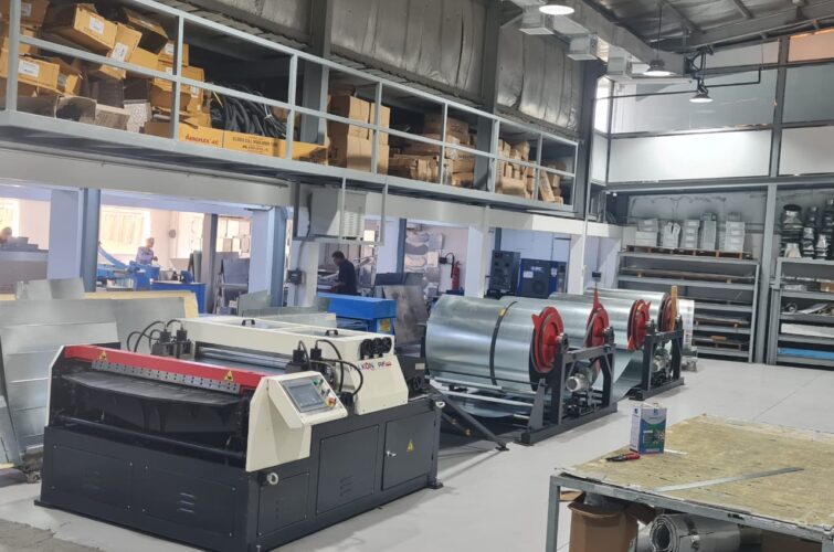 In-house duct fabrication workshop